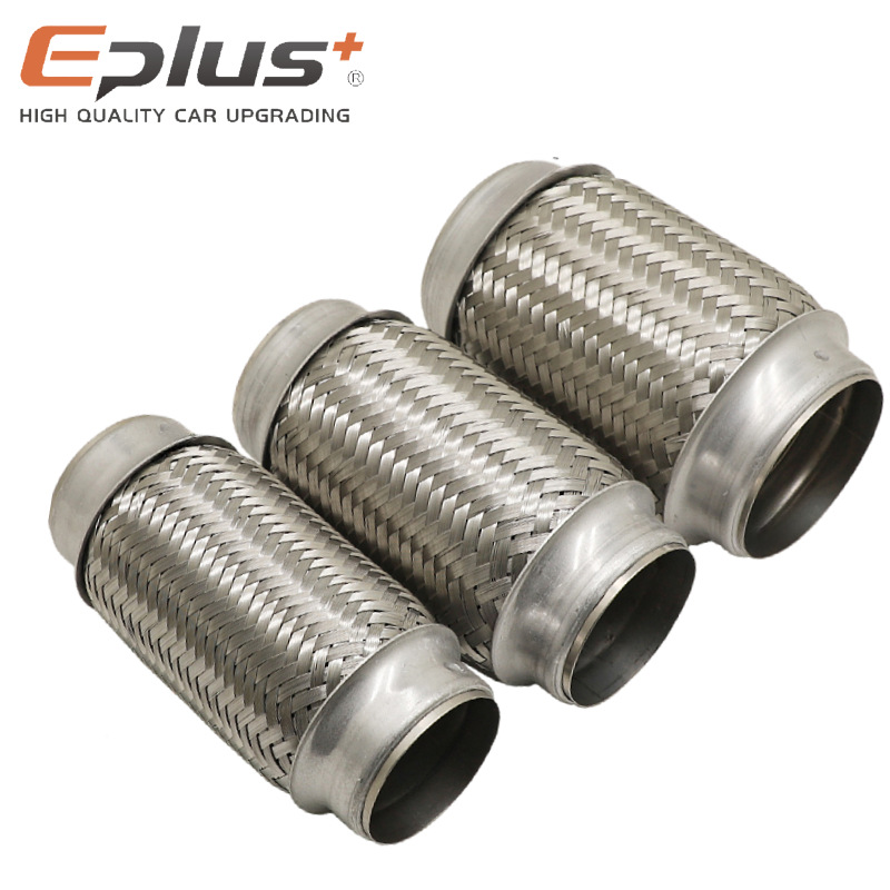Cross-border car exhaust pipe modification connector silencer metal pipe braided stainless steel car exhaust bellows