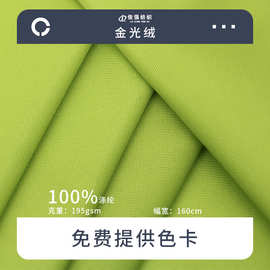 200g涤纶金光绒布料服饰箱包玩具家纺里布鞋帽抱枕针织面料批发
