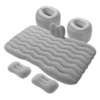 Car inflatable bed-with wavy patterns-gray