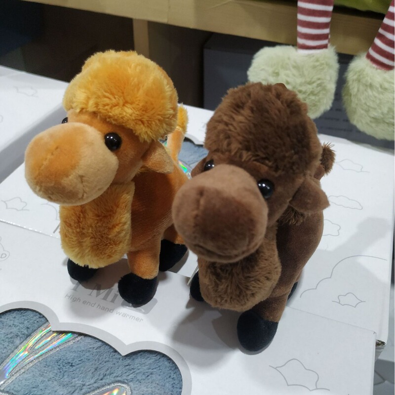Creative cartoon camel plush pendant keychain doll grab machine doll boutique pendant wholesale
