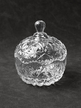 天然水晶净化消磁碗白水晶碎石手链消磁石器皿玻璃碗饰品收纳批发