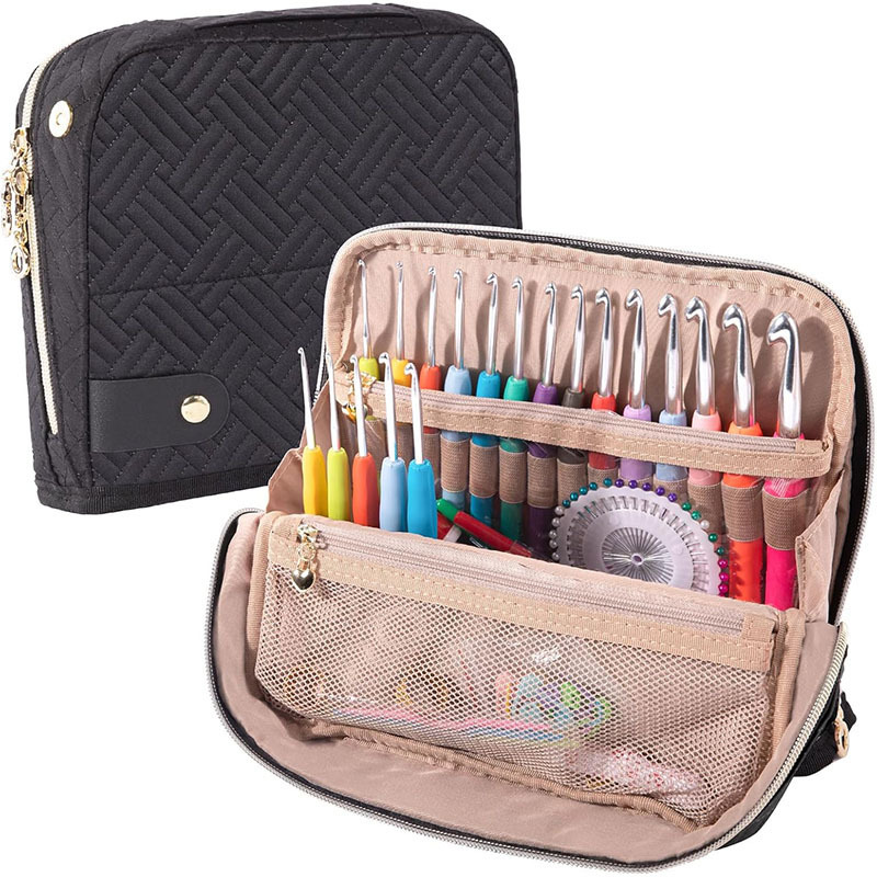 Quilting Crochet Storage Bag Yarn Storage Tool Organizer Yarn Needle DIY Kit Tote Bag Amazon