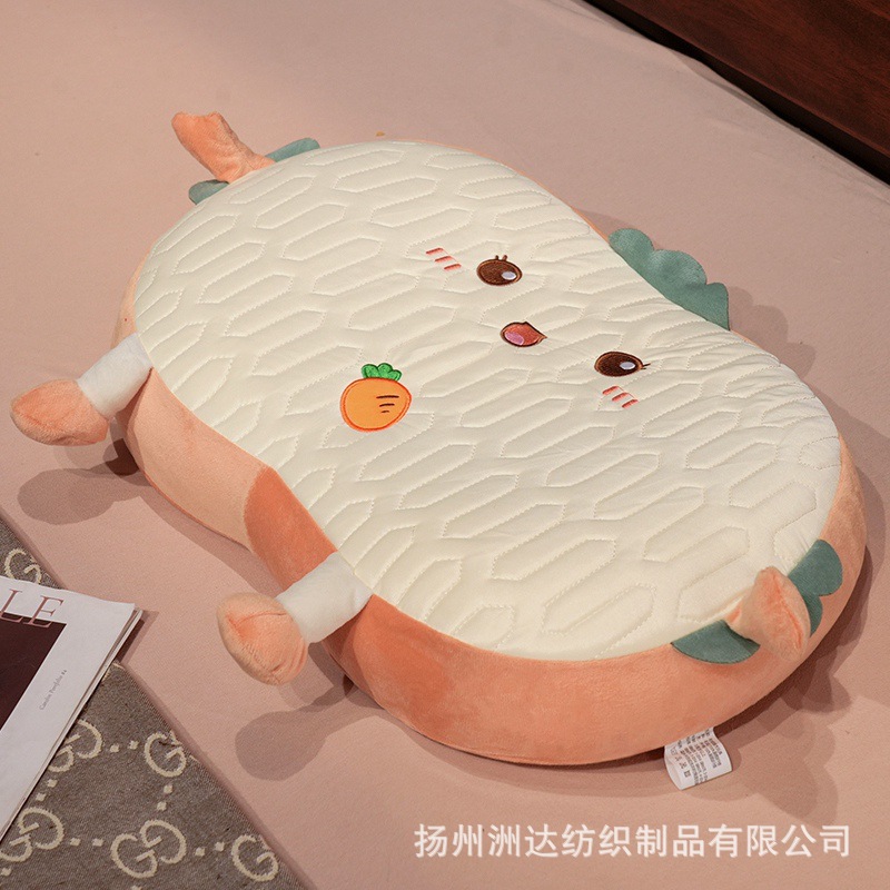 Almohada Lumbar de Espuma Viscoelástica y Seda de Hielo para Oficina