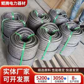 石墨柔性接地线厂家供应石墨扁线铠装式接引下线石墨接地扁线圆线