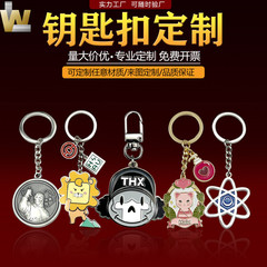 メーカー直販金属キーホルダーカスタム塗装エナメル立体キーホルダーカスタム会社広告ロゴストラップ