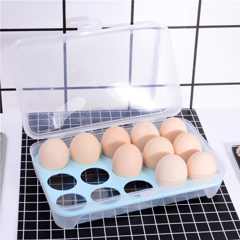キッチン15格冷蔵庫卵箱新鮮箱携帯プラスチックピクニック卵の収納箱|undefined