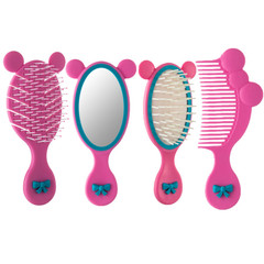 Cartoon style children's hairdressing comb set portable hairdressing comb air bag comb combination Yiwu wholesale