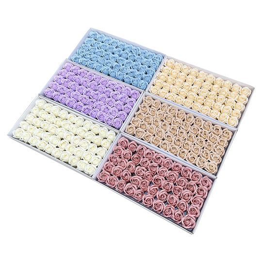 Teacher's Day three-layer rose soap flower wholesale soap flower decoration gift box bouquet gift simulation flower manufacturers