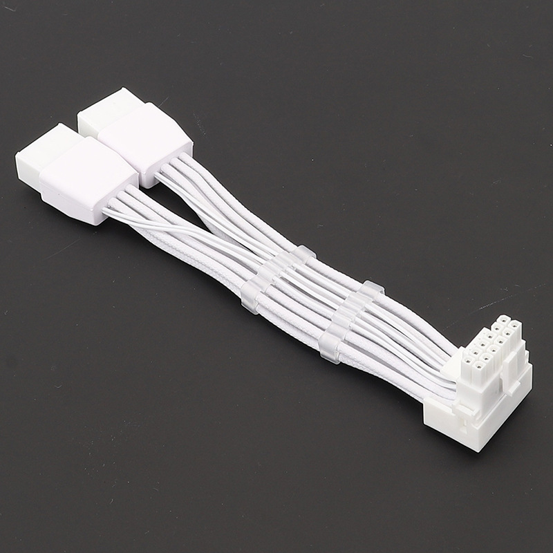 16 evaエンボス線2x8pin 8pin回転16pin 12 vhpwrコネクタ90度エルボ新ビデオカード線|undefined