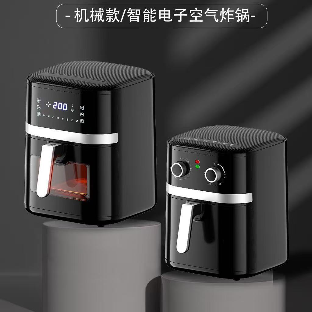 Foreign Trade Customized Large-Capacity Air Fryer Multi-Function All-In-One Visual Intelligent Fully Automatic Household Oil-Free