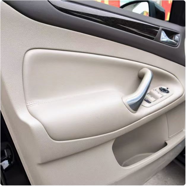 Suitable for 2007-2011 Mondeo Car Door Panel Covers, Interior Leather Door Lining Upgrade and Renovation, Made of Microfiber Material
