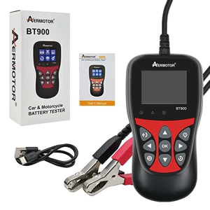 Aermotorbt900 Avtomobil, Motosiklet, Yük Maşını Batareya Test Aləti 6V/12V Dəstəyi