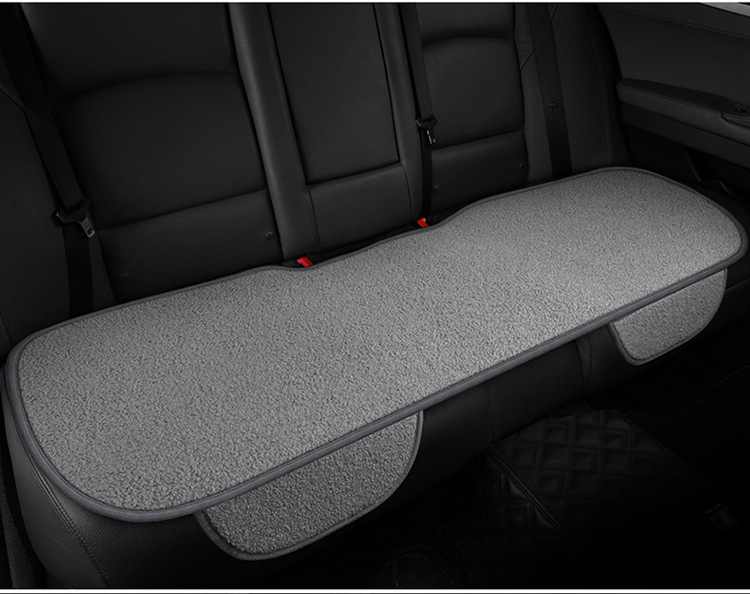 New winter teddy velvet warm car seat cushion fleece-lined thickened non-slip tie-free universal small waisted car seat cushion