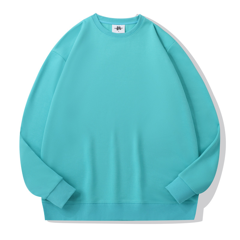 Primavera y otoño servicio de catering ropa de trabajo personalizada LOGO cuello redondo algodón suéter café tienda de té de leche chaqueta bordada