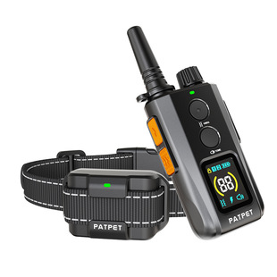 2025 Color Screen Electric Collar Dog Training Device Cross-Border Pet Supplies Long-Distance Color Screen Remote Control Training Anti-Barking Electric Collar