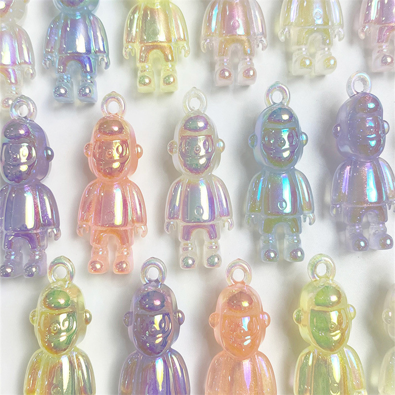 Transparent acrylic cartoon minifigures