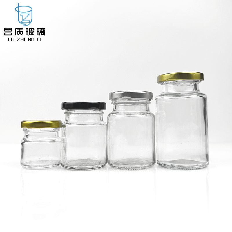 现货批发50ml高脖燕窝瓶花胶鱼冻奶冻分装瓶耐高温可蒸煮玻璃瓶子