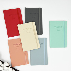 跨境軟面ToDoList日計劃本自律打卡日程本A5筆記本時間管理記事本