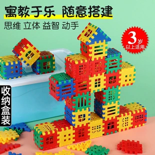 Конструктор-домик из крупных блоков 2–6 лет