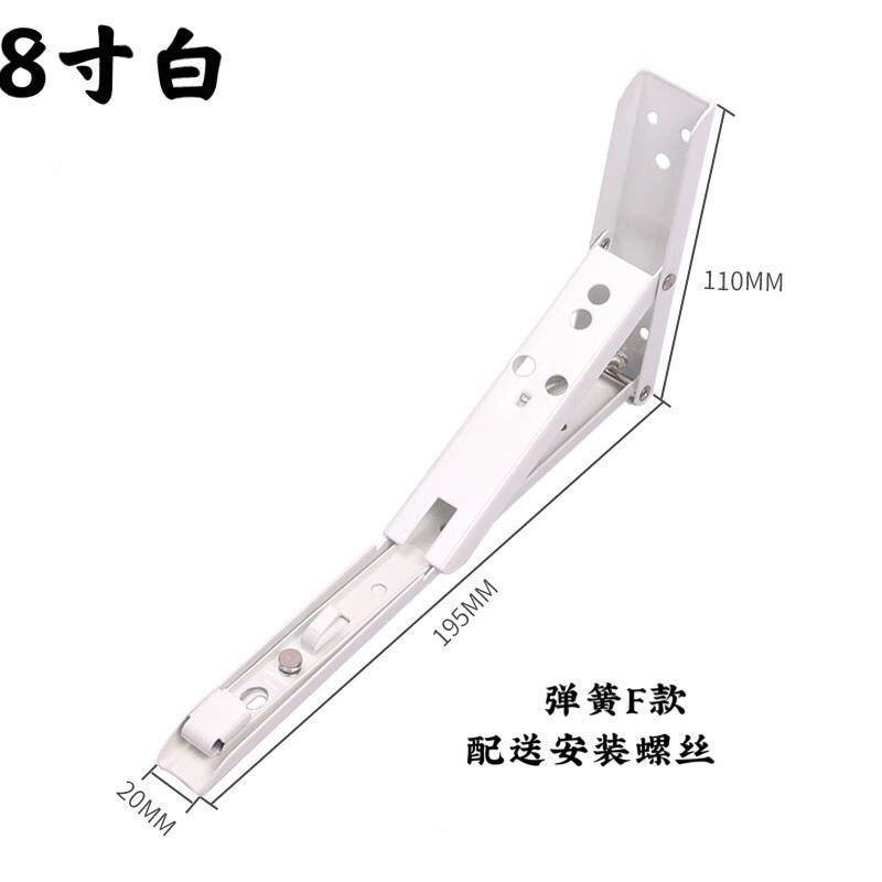 Primavera de acero inoxidable plegable triángulo soporte partición estante pared horno microondas rack colgante carga