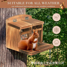 定制全松木仓鼠窝实木仓鼠笼龙猫笼子龙猫窝豚鼠松鼠窝松鼠笼