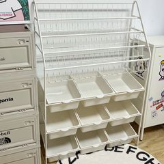 学生本棚絵本玩具床置き収納棚多層仕切り家庭用整理収納棚物置棚