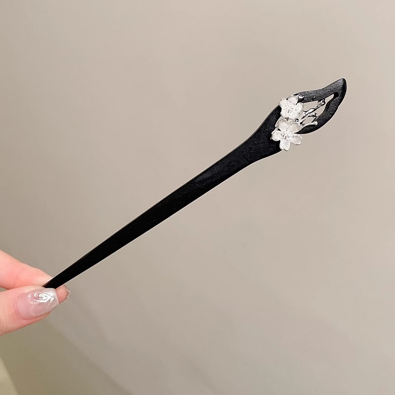 Horquilla de estilo antiguo nuevo estilo chino de alta gama Hanfu tocado estilo nacional borla horquilla paso a paso borla parte posterior de la cabeza horquilla hembra