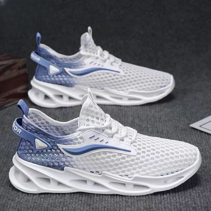 TikTok Explosions Summer Men's Mesh Hollow Breathable Casual sneaker Fashion Trend All-match Smelly Sandals