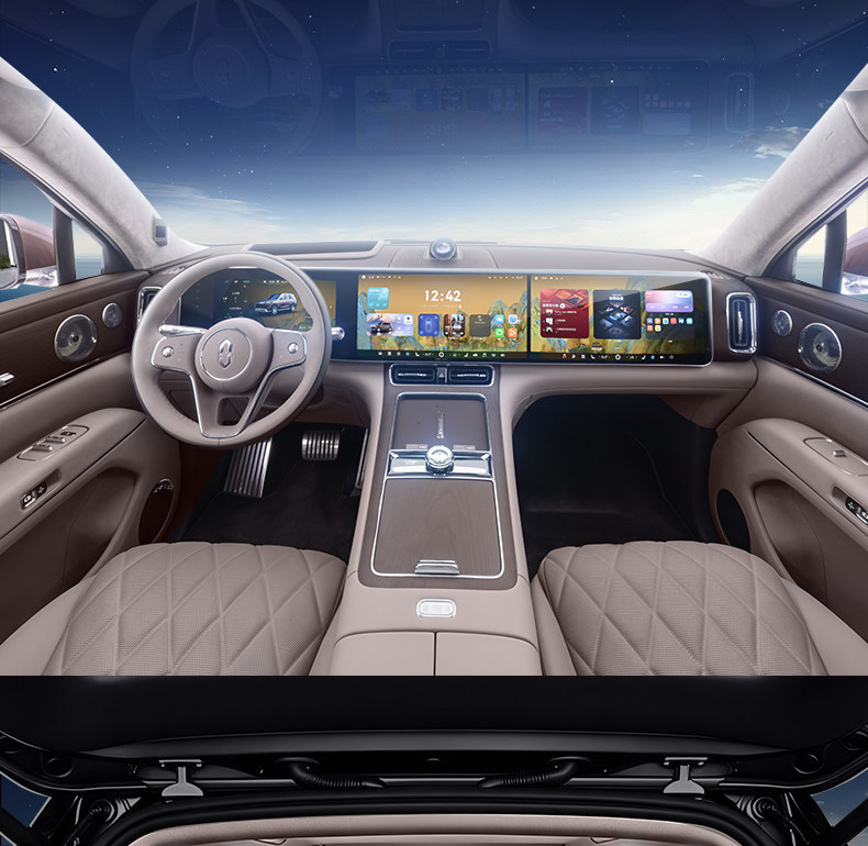 Suitable for the new AITO M9 trunk mat TPE26 model, five or six-seater Huawei car interior modification decorative accessories floor mat