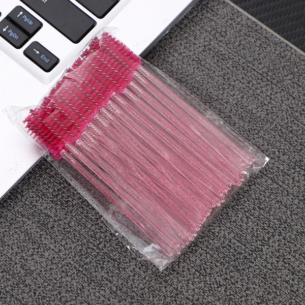Crystal pole rose red