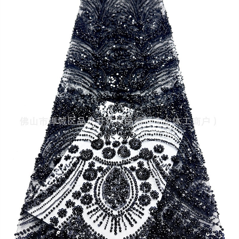 Nuevo vestido de novia de moda vestido de cena de moda tela de perlas brillante comercio exterior transfronterizo al por mayor