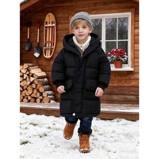 C 47942 Kids Hooded Cotton Coat ��ͯ�޷� ���R�d�W���羳