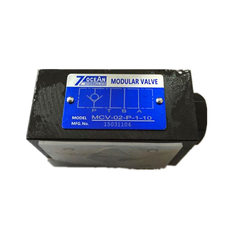台湾七洋 7OCEAN 叠加式6通径节流阀 MTV-02/03-P/T-10/20 液压阀