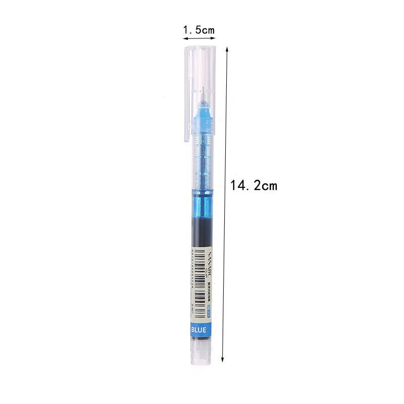 Rollerball quick dry capacious rollerball pen for elementary school students