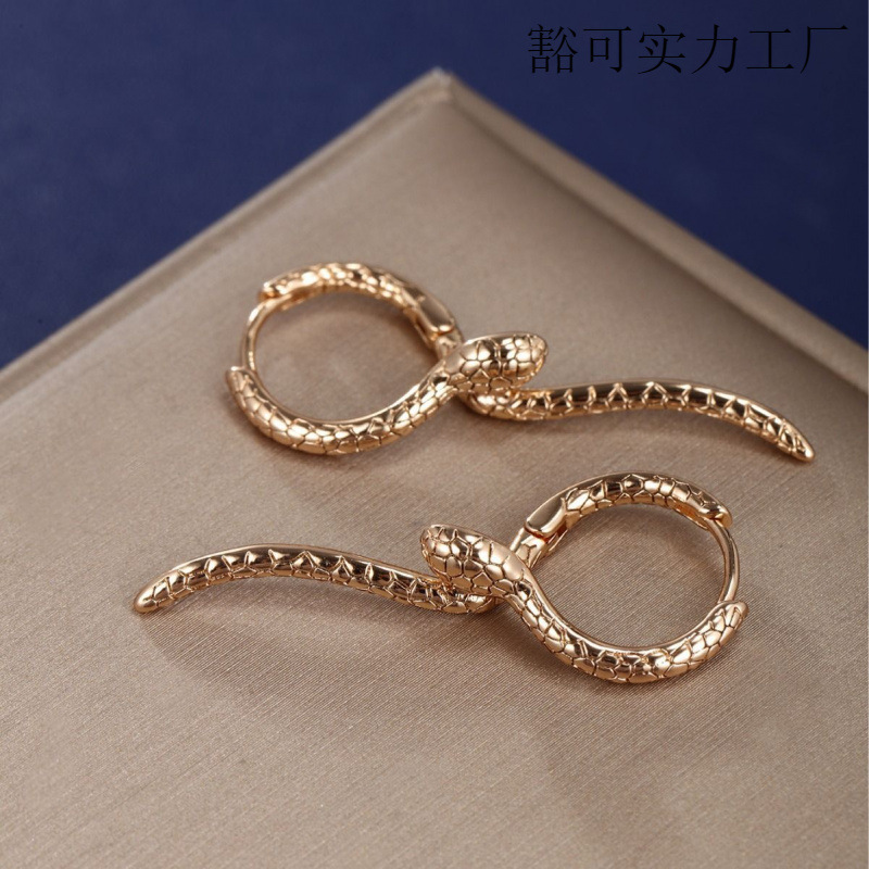 旭平外贸跨境个性耳圈耳扣欧美夸张耳饰女气质锆石耳环夏季高级感|undefined