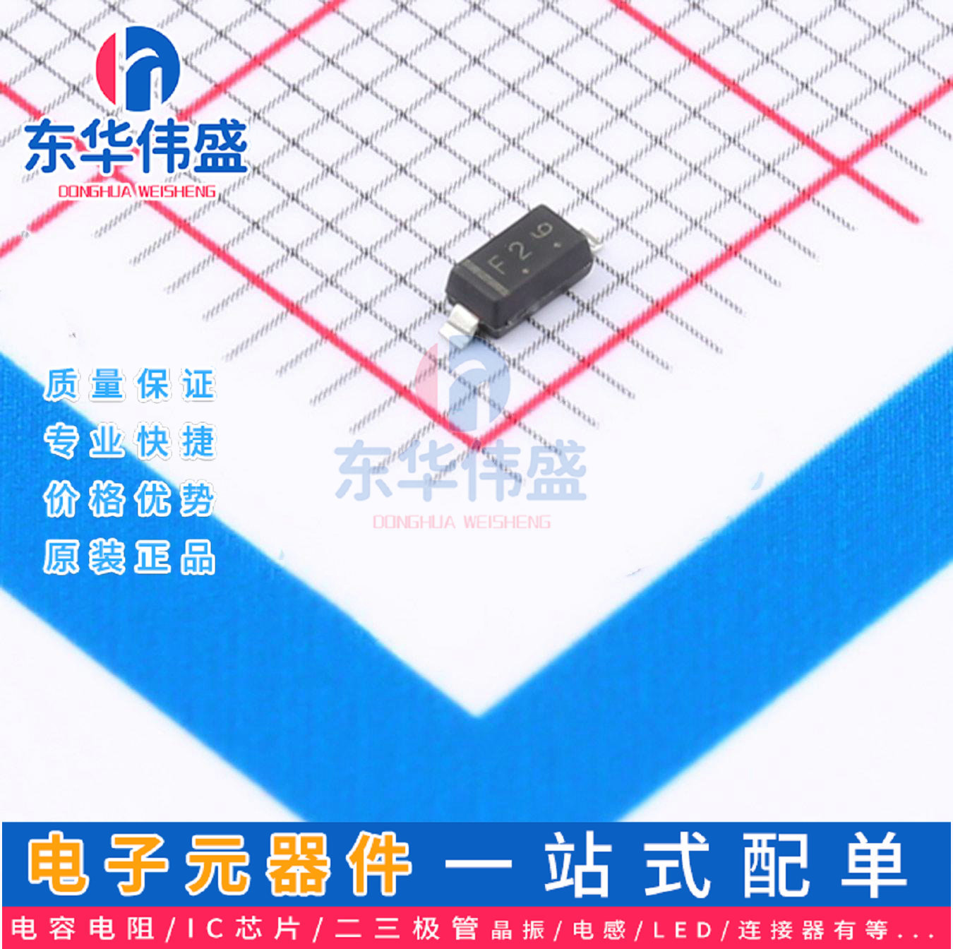 原装LRC稳压贴片二极管>LBZT52B6V8T1G>封装：SOD-123