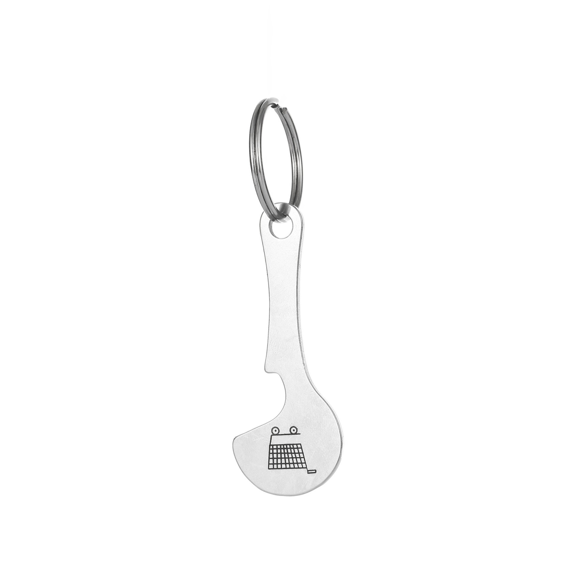 Supermarket cart anti-lost tag key tag B1