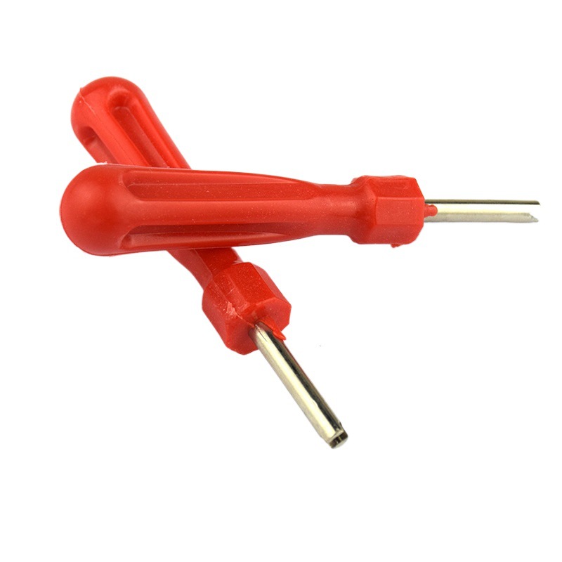 汽车气门芯安装拆卸工具拧气门嘴工具螺丝刀起子轮胎单头扳手手动