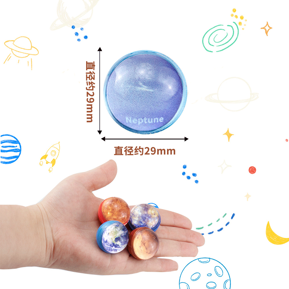 Victor 32 ocho planetas bola elástica transfronteriza huevo máquina de torsión Sistema Solar planeta pinball cielo estrellado amazon