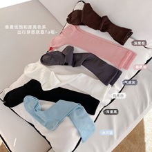 GOODFA2025春夏薄款光泽感走秀款纹理感小腿袜