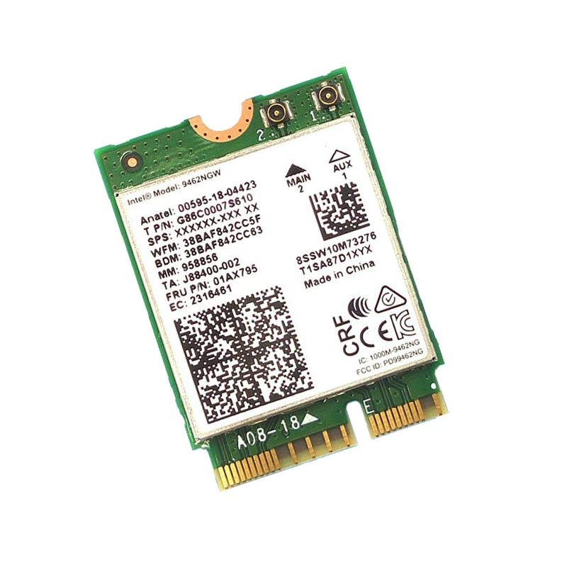 CNVI 5G 双频笔记本桌面内置无线网卡 5.0 蓝牙 NGFF 的 AC9462NGW