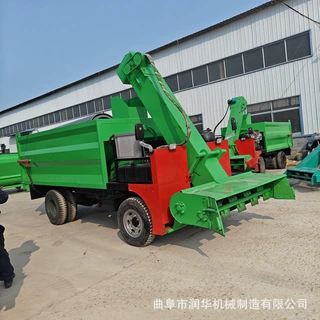 5立方牛场清粪车干湿两用牛粪清运机地面堆积粪污运输车自动装卸