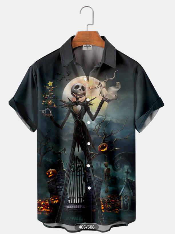 2023 nueva camisa 3D de talla grande para hombres transfronterizos serie caliente camisa hawaiana impresa digital 3D fuente