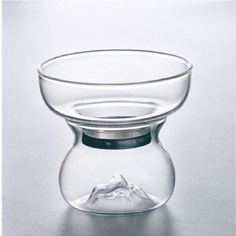 Fábrica al por mayor vidrio de borosilicato colador de té hogar Kung Fu juego de té accesorios creativo Guanshan colador de té colador de acero inoxidable