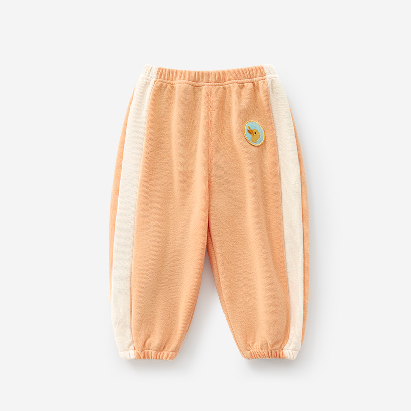 Pantalones para bebé para primavera y otoño, adecuados para niños y niñas de 1 a 2 años, pantalones largos informales para niños pequeños, pantalones deportivos para niños.