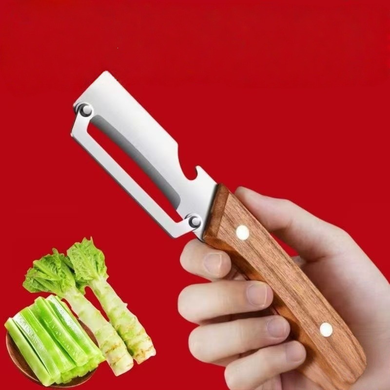 Cross-border FCM Certified EU-exclusive Premium Best-selling 3-in-1 Multifunctional Vegetable Peeler with Shredding and Slicing Blade Wholesale