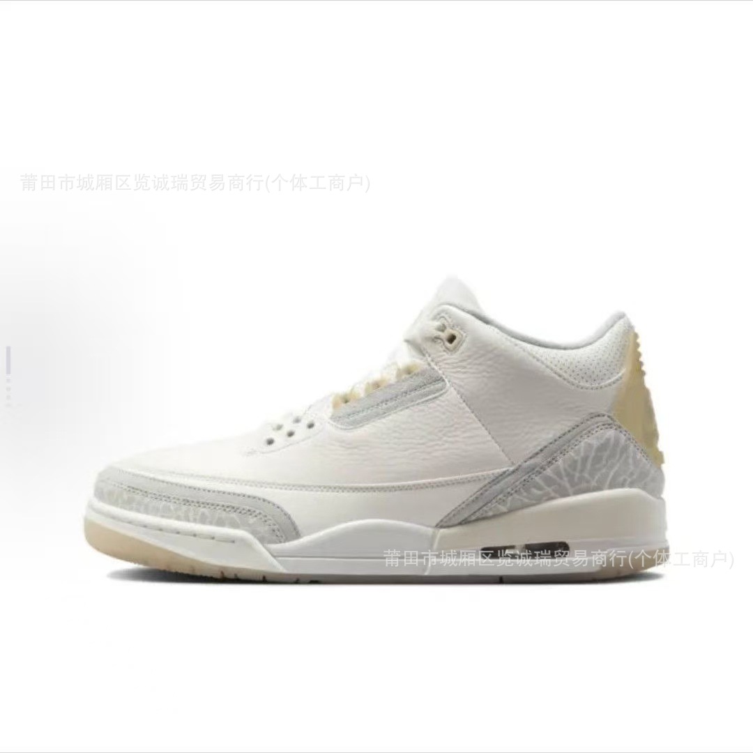 Comercio exterior Putian zapatos aj3 zapatos de baloncesto Fujiwara Hao North Carolina zapatos de cemento azul y blanco para hombres y mujeres zapatos de carrera de suela gruesa