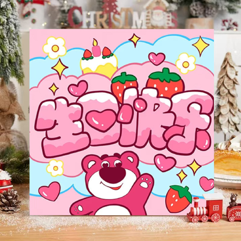 サンリオデジタル油絵 diy 手描きカラーリングクロミメロディー漫画かわいい装飾画メーカー卸売|undefined