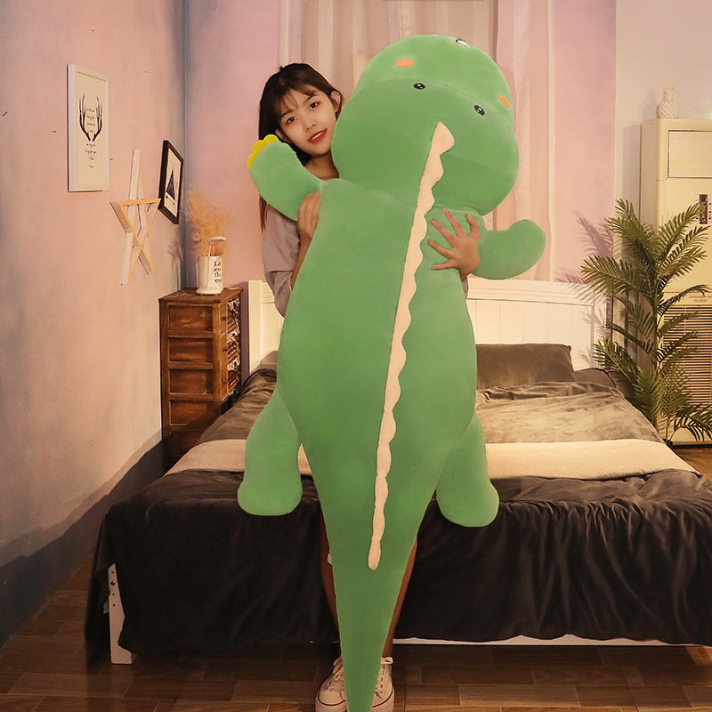 Large Dinosaur Pillow Doll Sleeping Bed Doll Girl Gift Soft Cute Dinosaur Doll Boy Cute Bova
