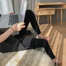 606春秋女装鲨鱼皮九分裤紧身型打底裤中厚款高弹力一件代发